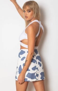 BB Exclusive Sunday Morning Skirt Cow Print