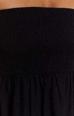 BB Exclusive Sundazed Strap Back Dress Black 14 BB Exclusive Sundazed Strap Back Dress Black