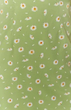 Beginning Boutique Sunset Loving Mini Dress Green