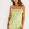 Beginning Boutique Sunset Loving Mini Dress Green