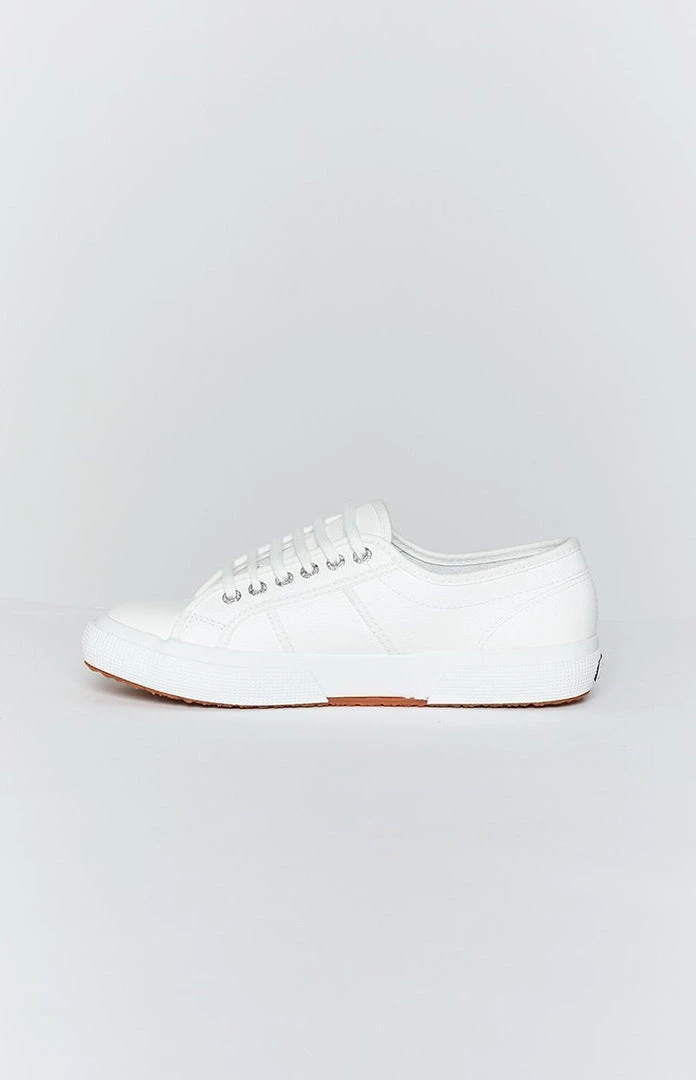 Superga 2750 EFGLU Leather Sneaker White 4 Superga 2750 EFGLU Leather Sneaker White