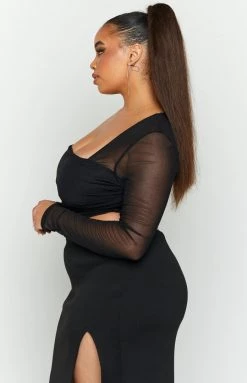 BB Exclusive Suzie Black Long Sleeve Top Tops 20 BB Exclusive Suzie Black Long Sleeve Top Tops