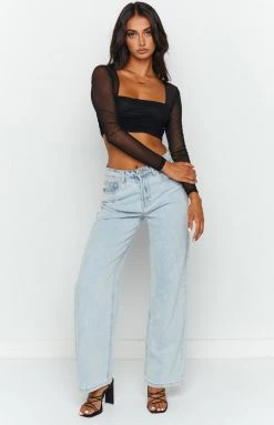 BB Exclusive Suzie Black Long Sleeve Top Tops 17 BB Exclusive Suzie Black Long Sleeve Top Tops