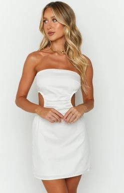 BB Exclusive Sylvan White Mini Dress Dresses