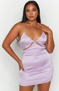 BB Exclusive Dresses Sylvester Lilac Mini Dress