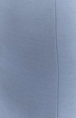 BB Exclusive Sylvie Blue Strapless Maxi Dress Dresses