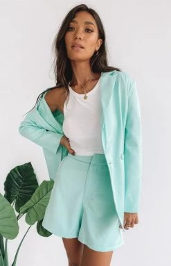 Beginning Boutique Teenage Dream Shorts Mint