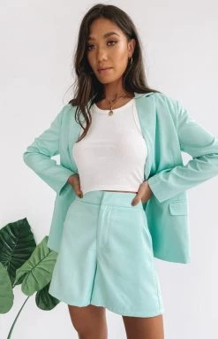 Beginning Boutique Teenage Dream Shorts Mint