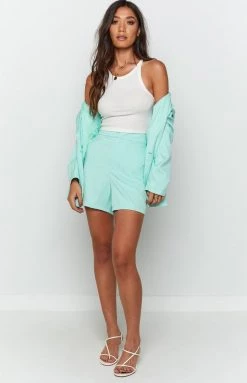 Beginning Boutique Teenage Dream Shorts Mint