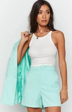 Beginning Boutique Teenage Dream Shorts Mint