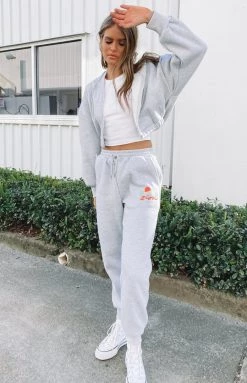 BB Exclusive Bottoms Take A Hike Track Pants Grey