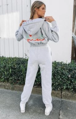 BB Exclusive Bottoms Take A Hike Track Pants Grey