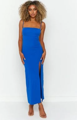 BB Exclusive Talulla Blue Midi Dress Dresses