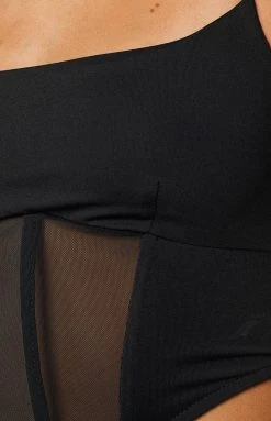 Beginning Boutique Tops Tammy Black Corset Top