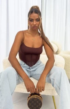 Beginning Boutique Tops Tammy Brown Corset Top