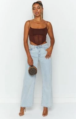 Beginning Boutique Tops Tammy Brown Corset Top