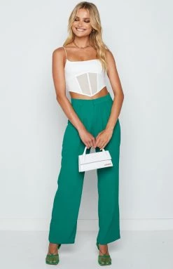 Beginning Boutique Tammy White Corset Top Tops