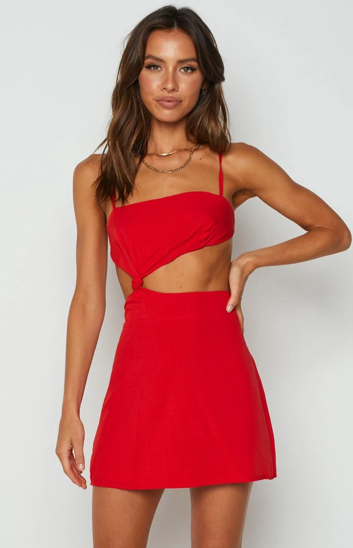 BB Exclusive New Tao Red Mini Dress 4 BB Exclusive New Tao Red Mini Dress