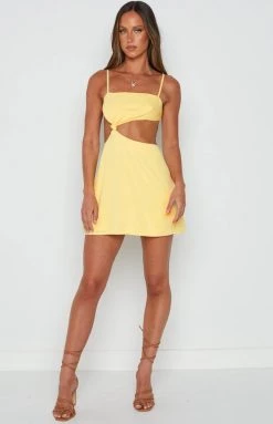 BB Exclusive Tao Yellow Mini Dress
