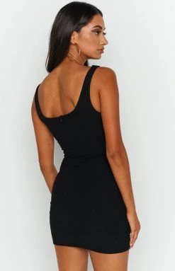 Beginning Boutique Tashena Black Cut Out Mini Dress Dresses
