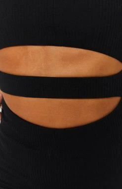 Beginning Boutique Tashena Black Cut Out Mini Dress Dresses