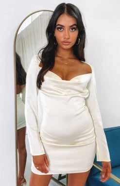 BB Exclusive Dresses Tatum Mini Dress Cream