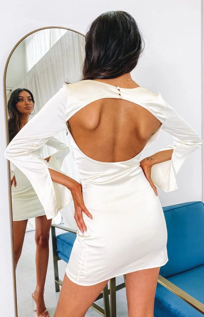 BB Exclusive Dresses Tatum Mini Dress Cream 9 BB Exclusive Dresses Tatum Mini Dress Cream