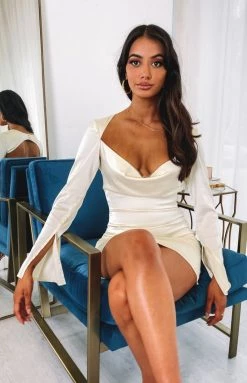 BB Exclusive Dresses Tatum Mini Dress Cream 11 BB Exclusive Dresses Tatum Mini Dress Cream