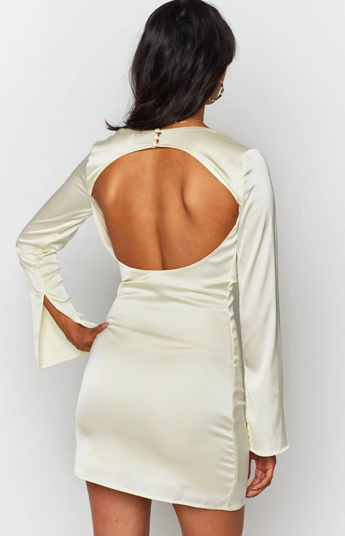 BB Exclusive Dresses Tatum Mini Dress Cream 8 BB Exclusive Dresses Tatum Mini Dress Cream