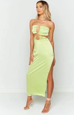 BB Exclusive Dresses Taylor Green Maxi Dress