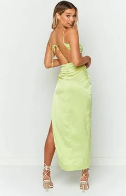 BB Exclusive Dresses Taylor Green Maxi Dress