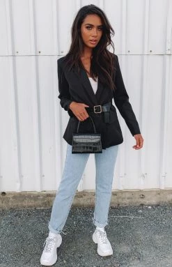 Beginning Boutique Outerwear Teenage Dream Blazer Black 17 Beginning Boutique Outerwear Teenage Dream Blazer Black