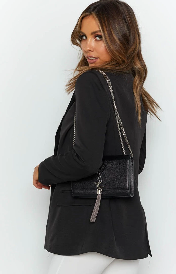 Beginning Boutique Outerwear Teenage Dream Blazer Black 6 Beginning Boutique Outerwear Teenage Dream Blazer Black