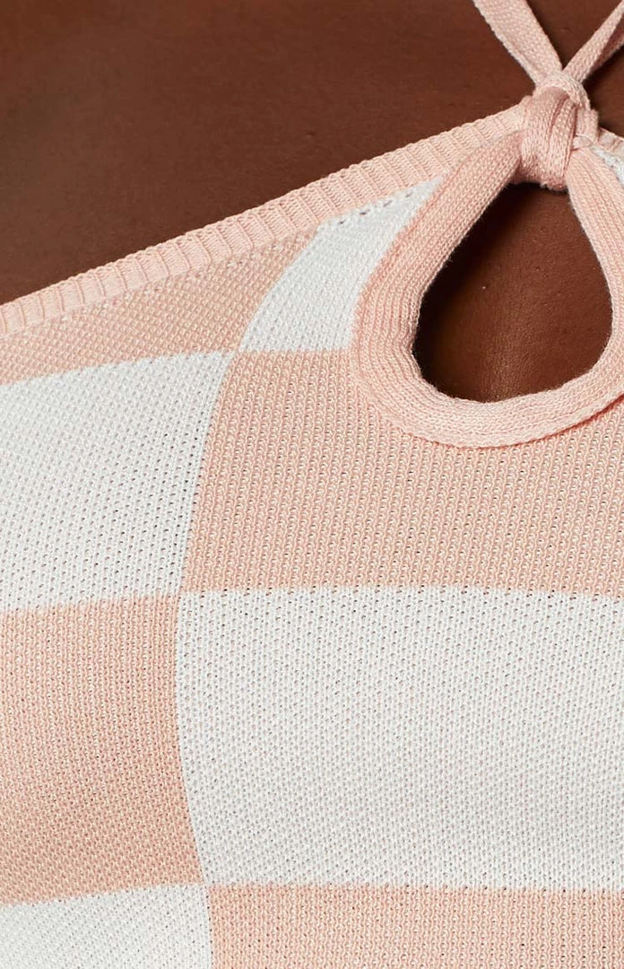 Beginning Boutique Teresita Pink Check Top Tops 6 Beginning Boutique Teresita Pink Check Top Tops