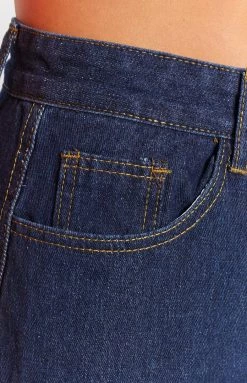Beginning Boutique Bottoms Terrace Cargo Jeans Blue