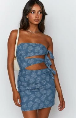 Dresses Lioness The Hannah Mini Dress Rose Denim