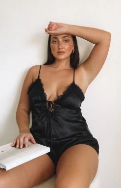 Emma Rose X Beginning Boutique The Nicola Teddy Black