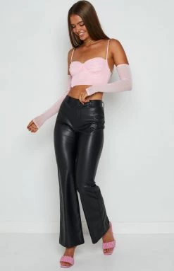 Emma Rose X Beginning Boutique Bottoms The Party Black PU Pants 9 Emma Rose X Beginning Boutique Bottoms The Party Black PU Pants