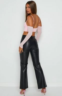 Emma Rose X Beginning Boutique Bottoms The Party Black PU Pants 11 Emma Rose X Beginning Boutique Bottoms The Party Black PU Pants