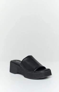 Therapy Naomi Platform Slides Black Coming Soon