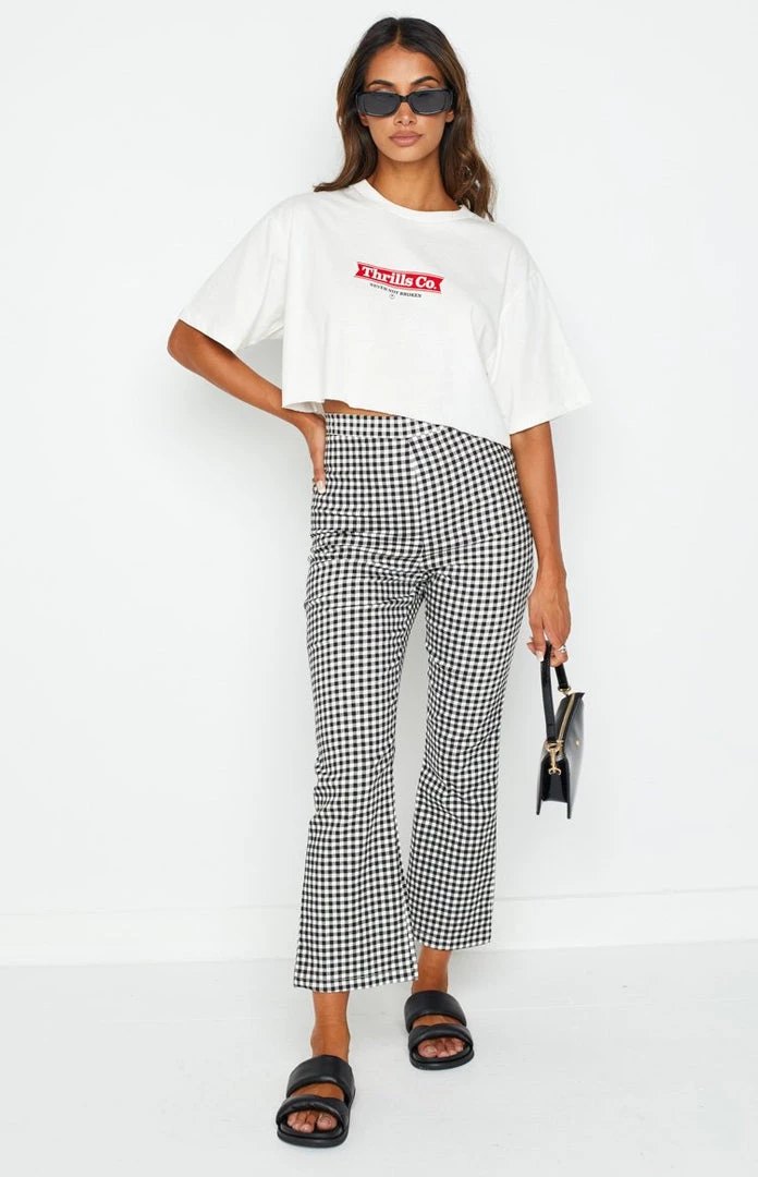 Thrills Brigade Super Crop Tee Dirty White 3 Thrills Brigade Super Crop Tee Dirty White