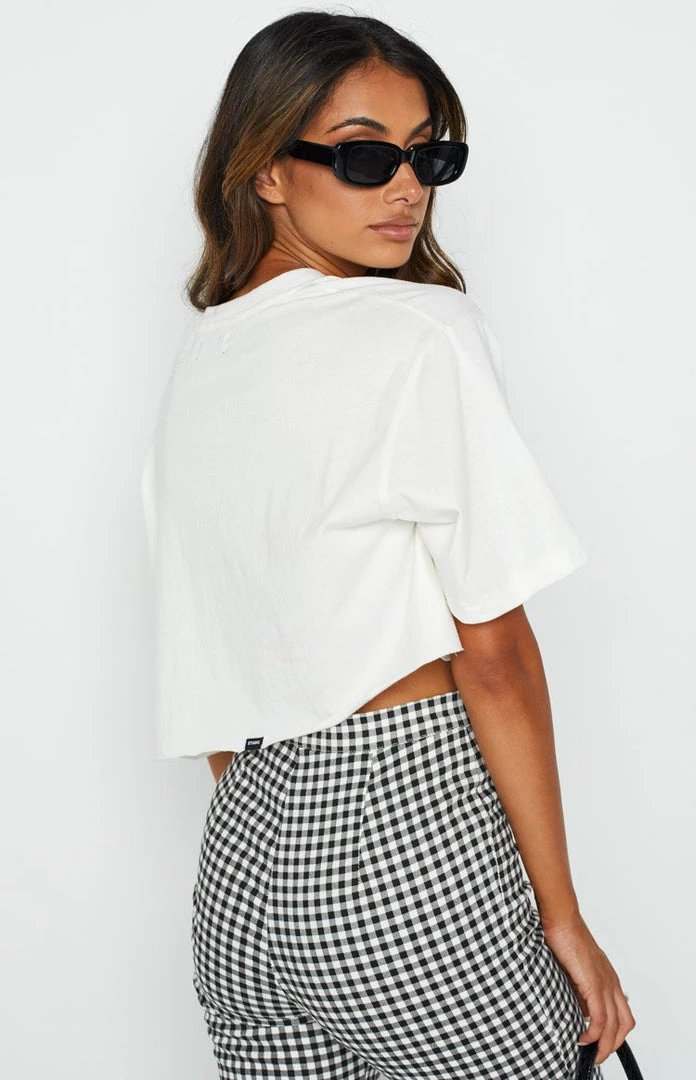 Thrills Brigade Super Crop Tee Dirty White 6 Thrills Brigade Super Crop Tee Dirty White