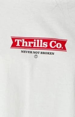 Thrills Brigade Super Crop Tee Dirty White 14 Thrills Brigade Super Crop Tee Dirty White