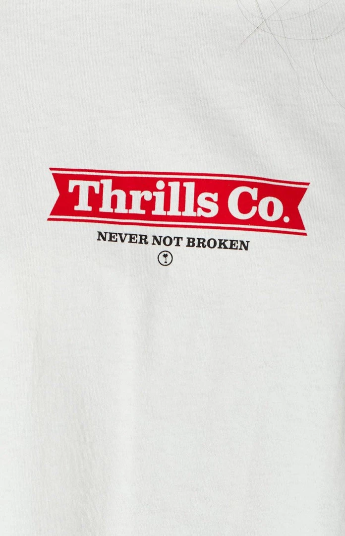 Thrills Brigade Super Crop Tee Dirty White 7 Thrills Brigade Super Crop Tee Dirty White