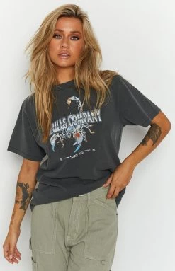 Thrills Merch Black Chrome Scorpion Merch Fit Tee Tops