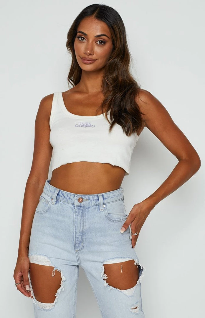 Thrills Contrasting Stack Crop Retro Tank Tofu Tops 3 Thrills Contrasting Stack Crop Retro Tank Tofu Tops