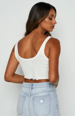 Thrills Contrasting Stack Crop Retro Tank Tofu Tops 11 Thrills Contrasting Stack Crop Retro Tank Tofu Tops