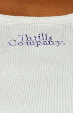 Thrills Contrasting Stack Crop Retro Tank Tofu Tops 12 Thrills Contrasting Stack Crop Retro Tank Tofu Tops