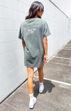 Thrills Eighty Seven Merch Tee Dress Merch Black