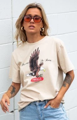 Thrills Thrift White Eternal Flight Merch Fit Tee